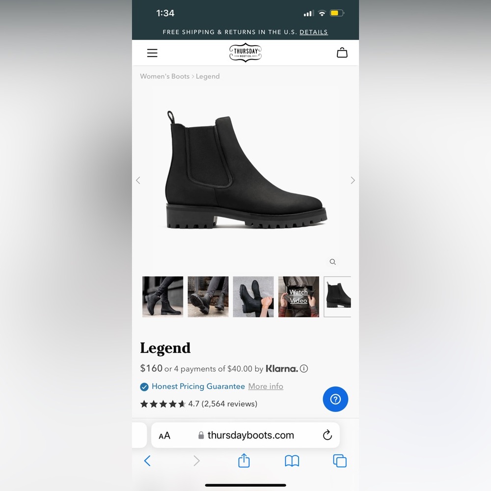Women’s Thursday Boot (Legend)